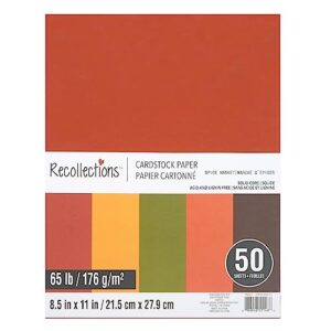 michaels spice market 8.5”; x 11”; cardstock paper by recollections®, 50 sheets