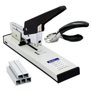 onotio heavy duty 100 sheet high capacity office desk stapler with 1000 box staples