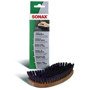 sonax (416741) textile & leather brush,black