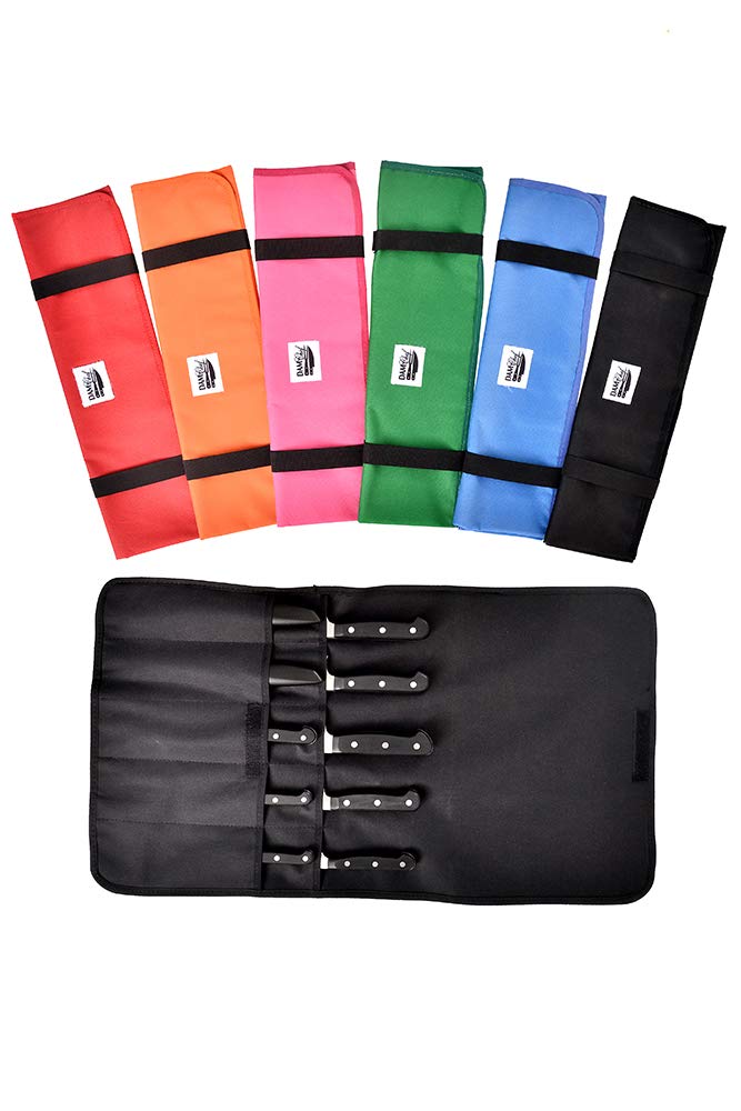 DAM UNIFORMS Cutlery Chef Bag – Knife Roll Bag for Professional Chefs – Fits up to 10 Knives