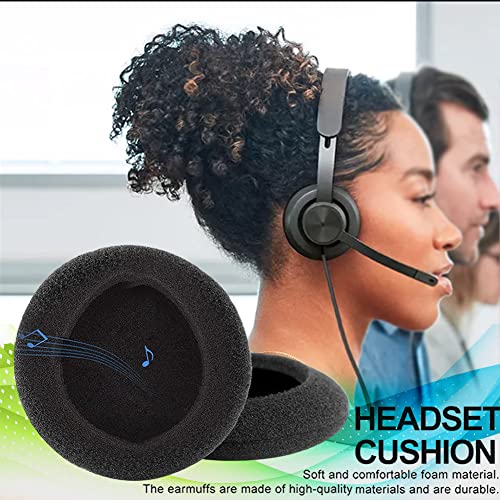 10 Pairs 60mm/2.4" Replacement Foam Ear Pud Earpads Sponge Cushion Covers for Logitech H600, H330, H340 / Sony MDR-G45LP,MDR-G55LP ,MDR-G410LP, MDR-G101LP, MDR-G42LP, DR-220DPV, MDR-G45 ,IF240R,SRF-HM33, MDR-027 ,MDR-222 ,SRF-H4,MDR-NC5 ,MDR-NC6s,MDR-023