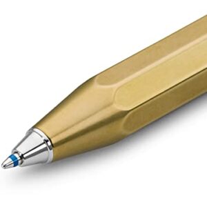 Kaweco BRBP-BR Ballpoint Pen, Oil-based, Brass, Sports