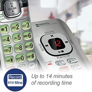 VTech CS6529-2 DECT 6.0 Phone Answering System with Caller ID/Call Waiting, 2 Cordless Handsets, Silver/Black