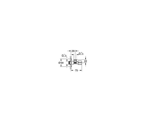 GROHE 22043000, Angle Valve