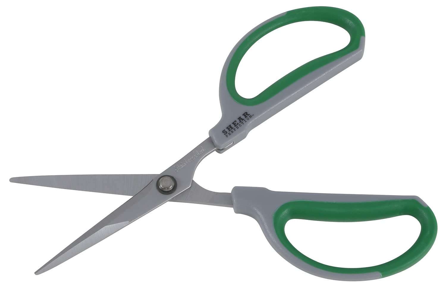 Shear Perfection Platinum Series Stainless Steel Bonsai Scissors, 2.4"/60-mm, Green (800400)