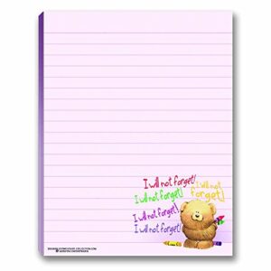 Cute Notepads - 4 Assorted Pads - Sweet, Feel Good Notepads - Great Gift Idea, 50 Sheets Each