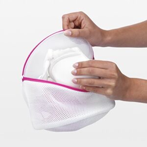 Brabantia Mesh Bra Wash Bag (White) Laundry Washing Machine Bag for Delicates, Travel, Organisation, Face Masks