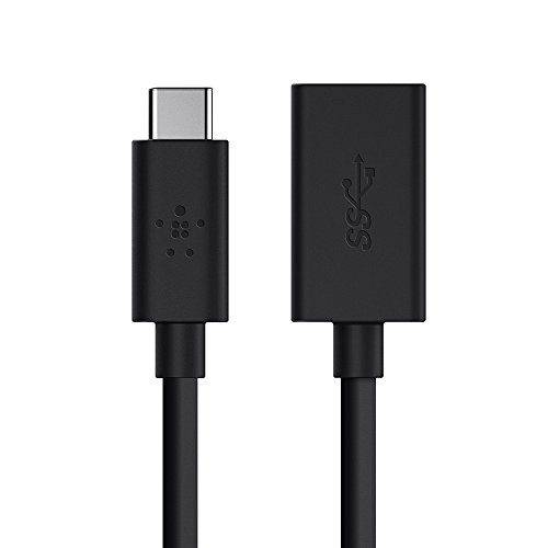 Belkin 3.0 USB C to USB Adapter - USB C Charger - USB C Cable - USB-C to USB adapter - USB Type-C Cable Compatible With iPad Pro, iPad Air, MacBook Pro, MacBook Air, Chromebook Pixel & More