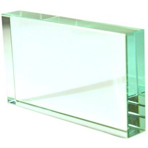 Optical Glass Rectangle: 3.9" (115mm) X 2.6" (65mm) X 0.7"(18mm), Made of high Quality Optical Glass