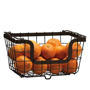 Gourmet Basics by Mikasa General Store Stacking/Nesting Metal Basket