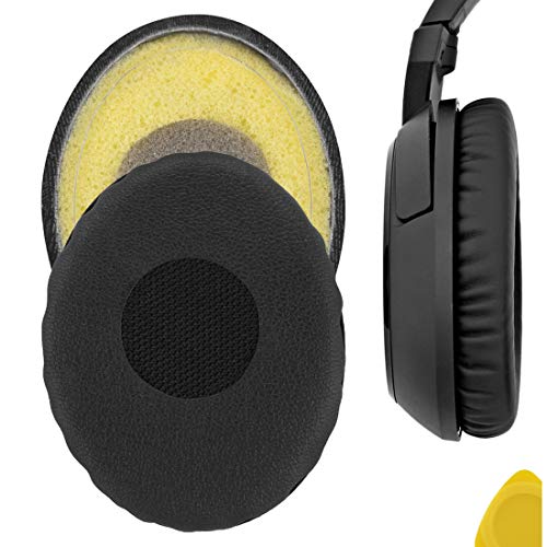 Geekria QuickFit Replacement Ear Pads for Sennheiser HD229 HD239 HD228 HD238 HD220 HD219 HD218 Headphones Ear Cushions, Headset Earpads, Ear Cups Cover Repair Parts (Black)