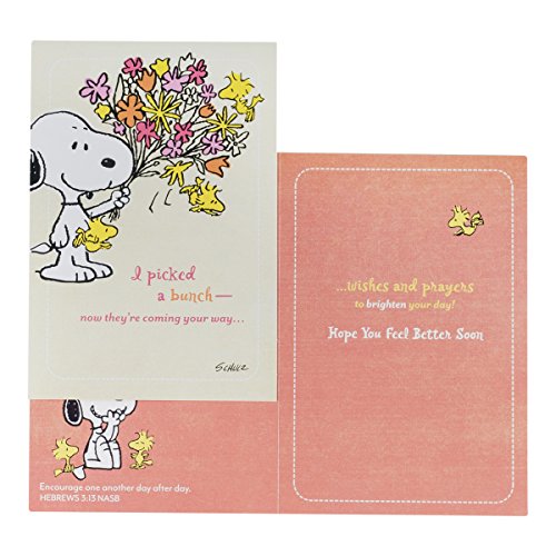 Peanuts - Get Well Inspirational Boxed Cards