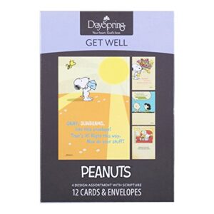 Peanuts - Get Well Inspirational Boxed Cards