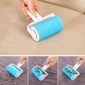 iLifeTech Reusable Sticky Picker Set Cleaner Lint Roller Pet Hair Remover Brush, Blue