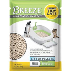 tidy cats breeze cat litter pellets, refill 3.5 lb