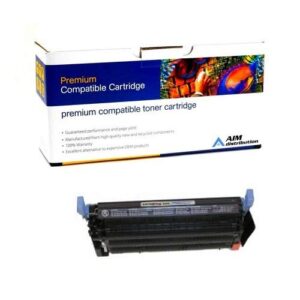 aim compatible replacement for hp color laserjet 4700 black toner cartridge (11000 page yield) (no. 643a) (q5950ac)