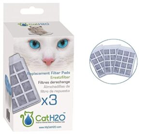 cat h2o & dog h20 3 piece replacement filter pads