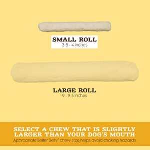 Better Belly Highly Digestible Rawhide Dental Chews, Treat Your Dog to a Chew with NO Artificial Colors or Flavors