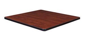 regency square standard table top, 30-inch, cherry/maple