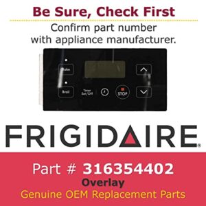 GENUINE Frigidaire 316354402 Range, Stove and Oven Overlay Unit