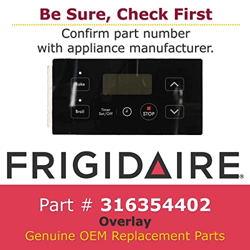 GENUINE Frigidaire 316354402 Range, Stove and Oven Overlay Unit