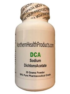 pure 20g dca powder, sodium dichloroacetate - north american made in a certified laboratory. absolutely no animal by-products or fillers. highest quality available - buy direct from the source