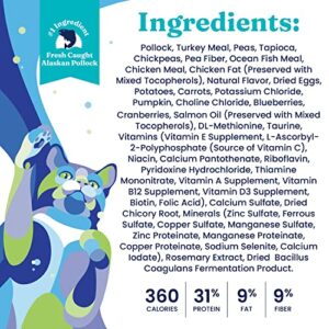 Solid Gold - Fit as a Fiddle Weight Management Cat Food - Low Calorie Grain Free Dry Cat Food Recipe with Alaskan Pollock - Superfoods & Probiotics for Gut Health and Immune Support