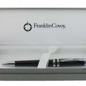 Franklin Covey Freemont Deco Black w/Chrome Appointments Ballpoint Pen