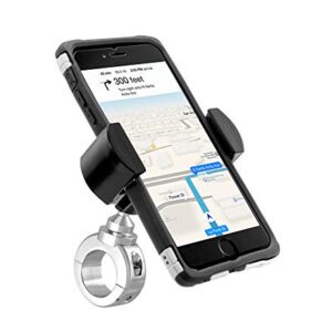 Arkon Mounts RoadVise Motorcycle Phone Mount for iPhone 12 11 XS XR X Galaxy Note 20 10 S20 S10 Retail Chrome