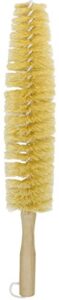 large spoke wheel brush with plastic coated wire [85-799]