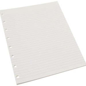 Filofax Notebooks A5 Ruled Journal Refill, Movable, 8 1/4 x 5 13/16 inches, 32 Cream Sheets Fits Filofax Refillable A5 (B152008U)