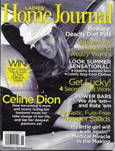 celine dion ladies' home journal magazine june 2003