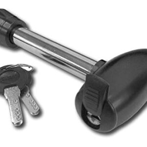 MaxxHaul 70367: 5/8" Forged Steel Rotating Hitch Lock with Anodized Aluminum Locking Head
