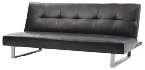 glory furniture g116-s klik klak sofa bed, black