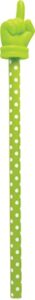 teacher created resources lime polka dots hand pointer (20679)