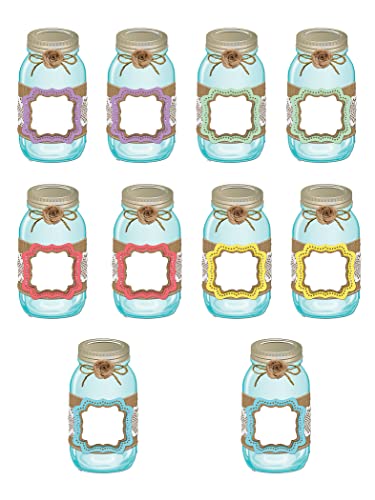 Teacher Created Resources Shabby Chic Mason Jars Accents (77191)