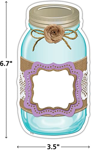 Teacher Created Resources Shabby Chic Mason Jars Accents (77191)