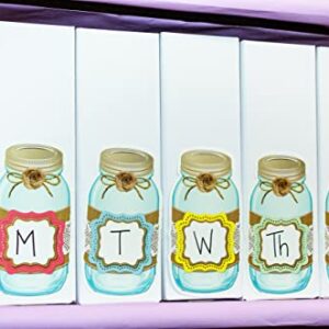 Teacher Created Resources Shabby Chic Mason Jars Accents (77191)