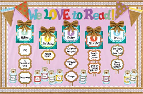 Teacher Created Resources Shabby Chic Burlap Accents (77192)