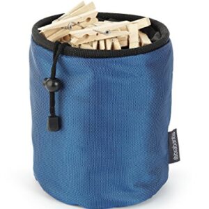 Brabantia Premium Clothes Peg Bag (Assorted Colours) Drawstring Closure, Hanging Snap Hook, Durable Material (Colour Selected at Random)