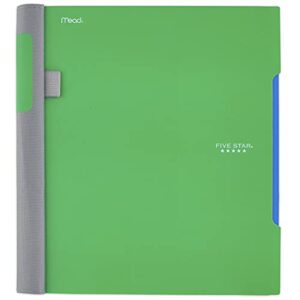 five star advance spiral notebook, 1 subject, college ruled paper, 100 sheets, 11 x 8-1/2 inches, green (72884)