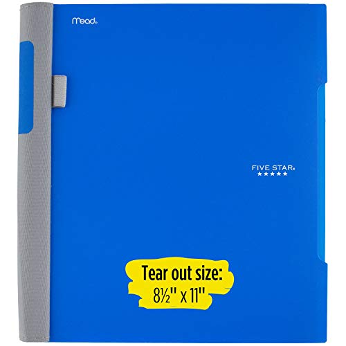 Five Star Advance Spiral Notebook, 1 Subject, College Ruled Paper, 100 Sheets, 11 x 8-1/2 inches, Green (72884)