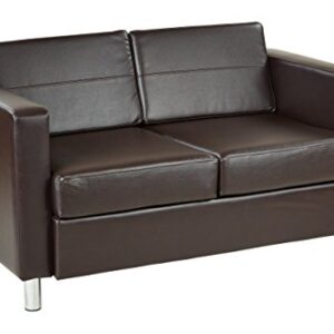 Work Smart/Ave Six Pacific Loveseat, Espresso