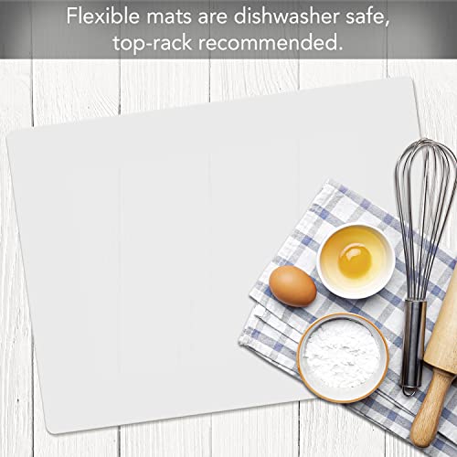 CounterArt Chop Chop Food Service Grade Flexible Cutting Mat, (Set of 4), 18 by 24-Inch