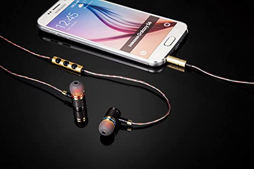 Betron YSM1000 in Ear Headphones Wired Earphones with Mic Microphone Volume Control Stereo Ear Buds Deep Bass Case 3.5mm Jack