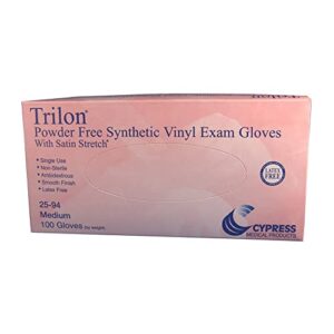 mckesson trilon® exam glove, medium, clear
