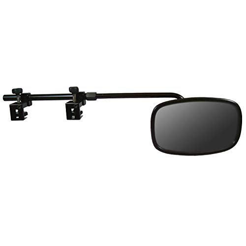 CIPA USA 11980 Universal Bar Towing Mirror Kit, black