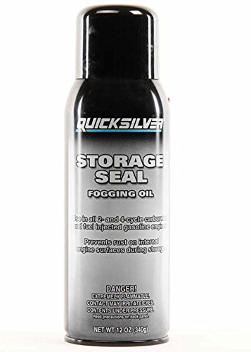 Quicksilver Mercury Mercruiser Boat Marine Storage Seal FOGGING Oil for All 2 & 4 Cycle Carburated & Fuel Injected Gas Engines Outboards Inboard & Sterndrives