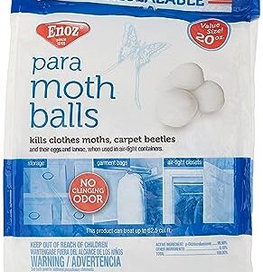 Willert Home Products E320.6T 20 oz Pure para Moth Ball Cello Wrapped