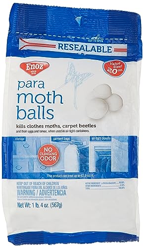 Willert Home Products E320.6T 20 oz Pure para Moth Ball Cello Wrapped